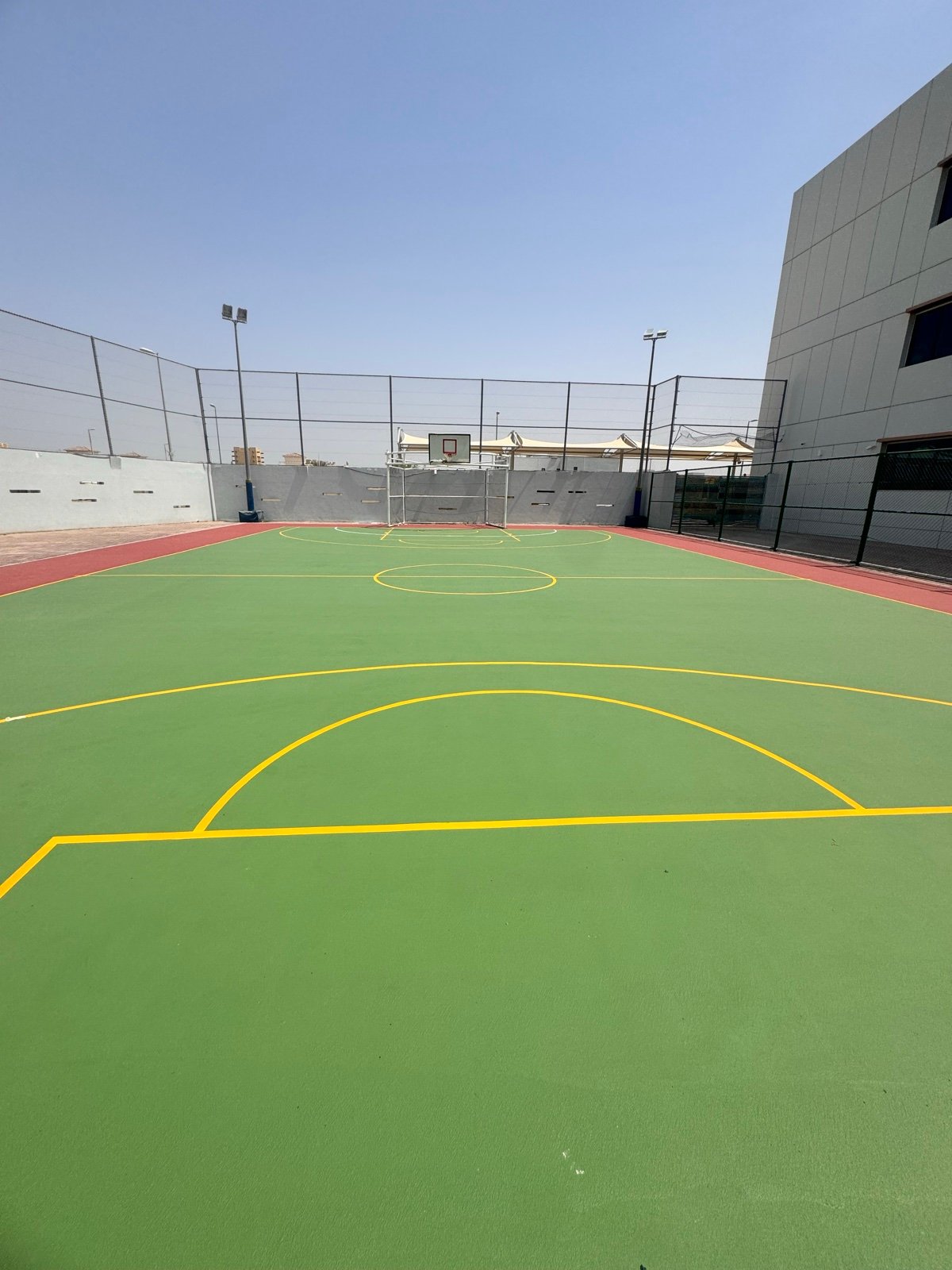 Basketball Court Surfacing Abu Dhabi - View 2