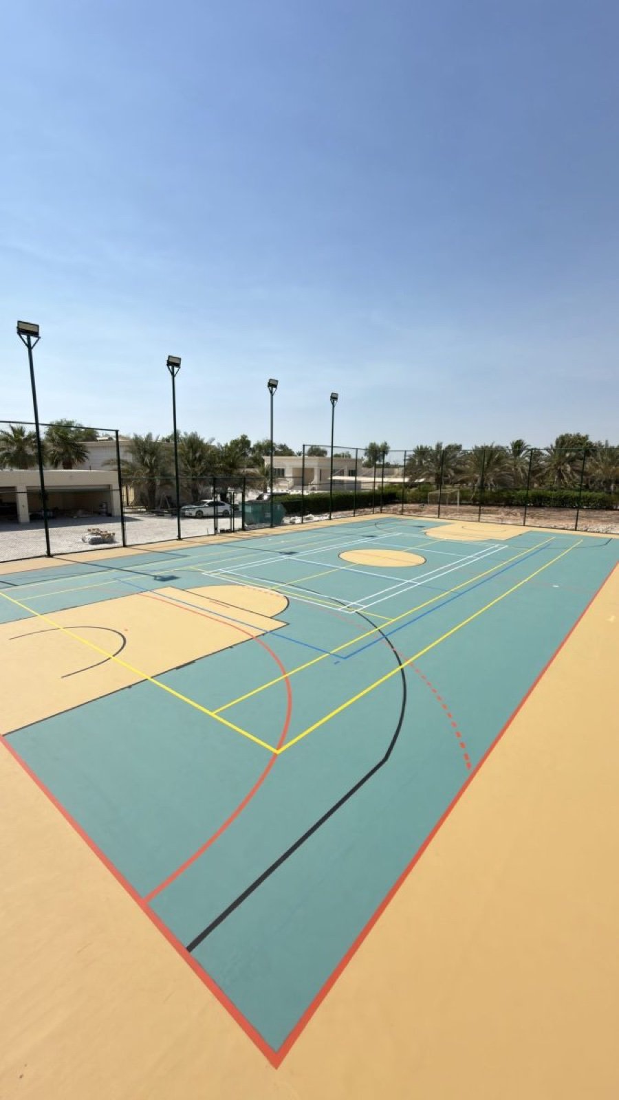 Multi-Sport Court Surfacing Abu Dhabi - View 2
